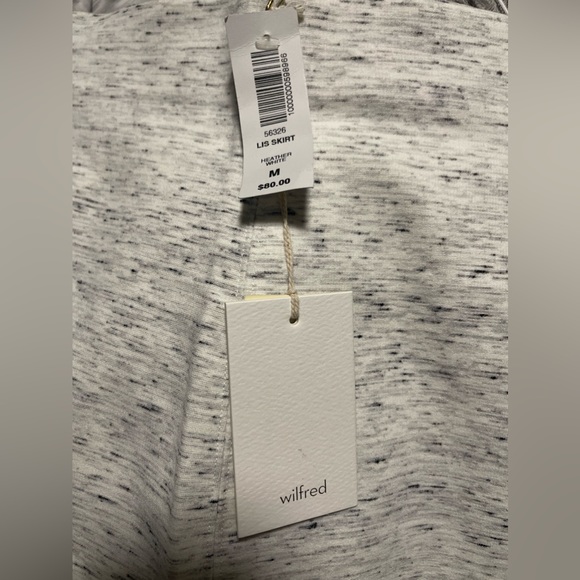 Wilfred Lis Skirt, Heather White, Medium, BNWT - Picture 3 of 6